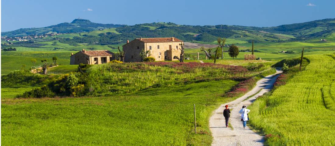 Walking the trails of Tuscany