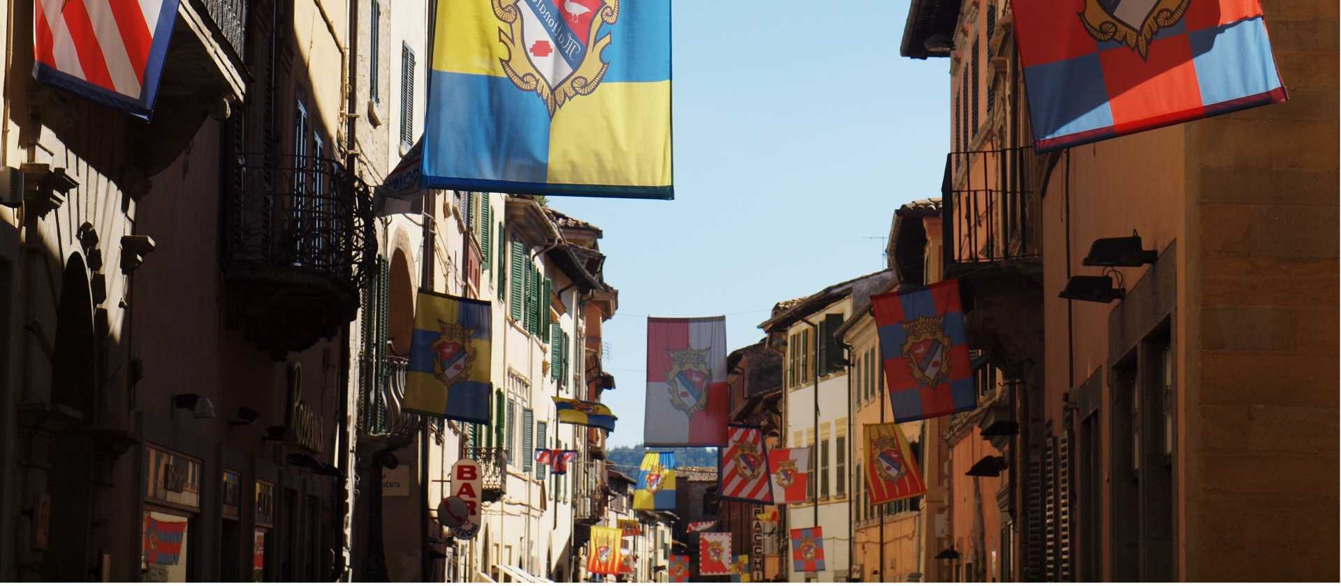 Streets of Città di Castello on the St Francis Way