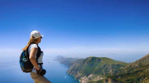 Walk to spectacular view points on the Amalfi Coast