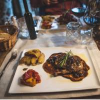 A tasty meal is part of the experience on the Via Francigena | Tim Charody