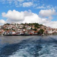Visit the small resort city of Ohrid, situated next to one of Europe's deepest and oldest lakes.