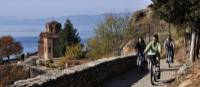 Cycling near Ohrid