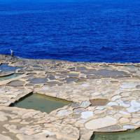 Xwejni salt pans on the island of Gozo