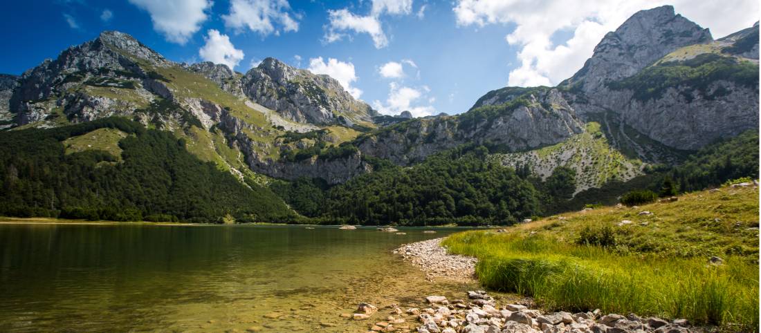 Untouched beauty of Trnovacko Lake on the Via Dinarica