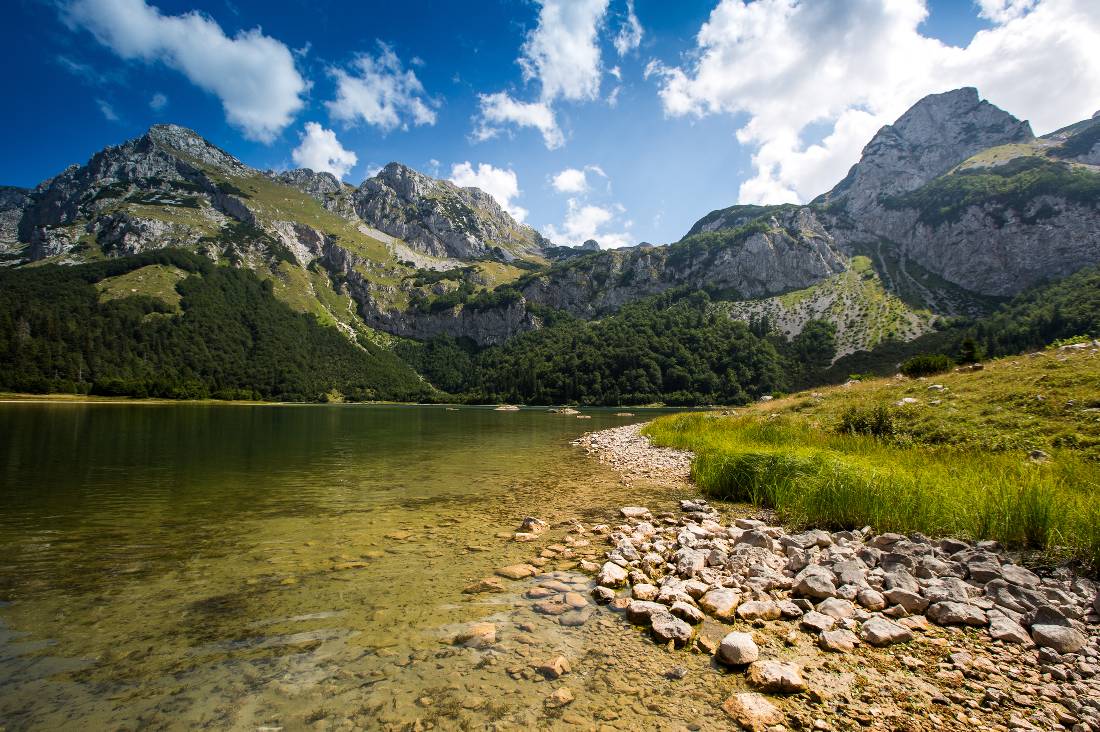 Untouched beauty of Trnovacko Lake on the Via Dinarica