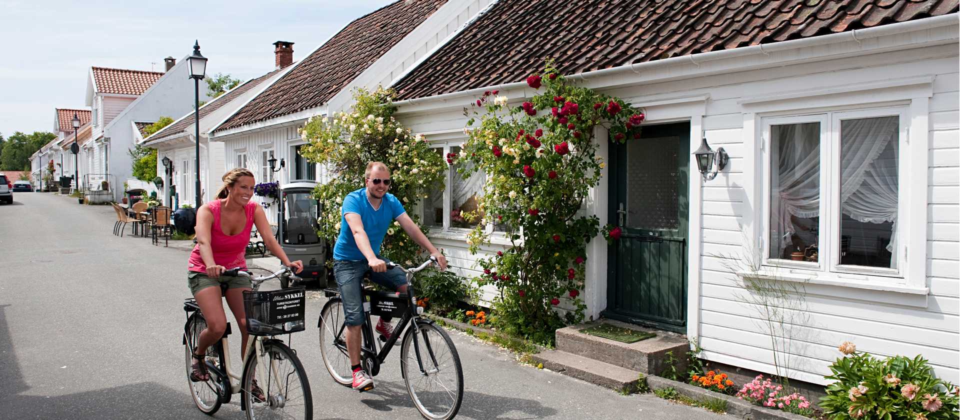 Cycling through Norwegian villages