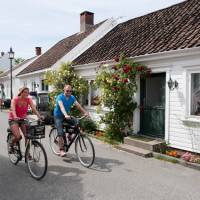 Cycling through Norwegian villages