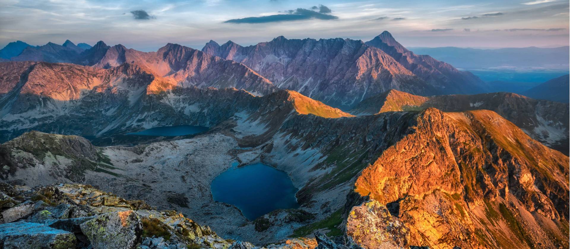 The stunning Tatra Mountains.