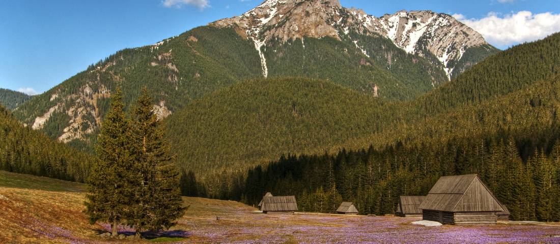 Stunning view of the Tatra mountain range in Poland