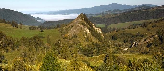 View of Pieniny and Tatra Mountains walk