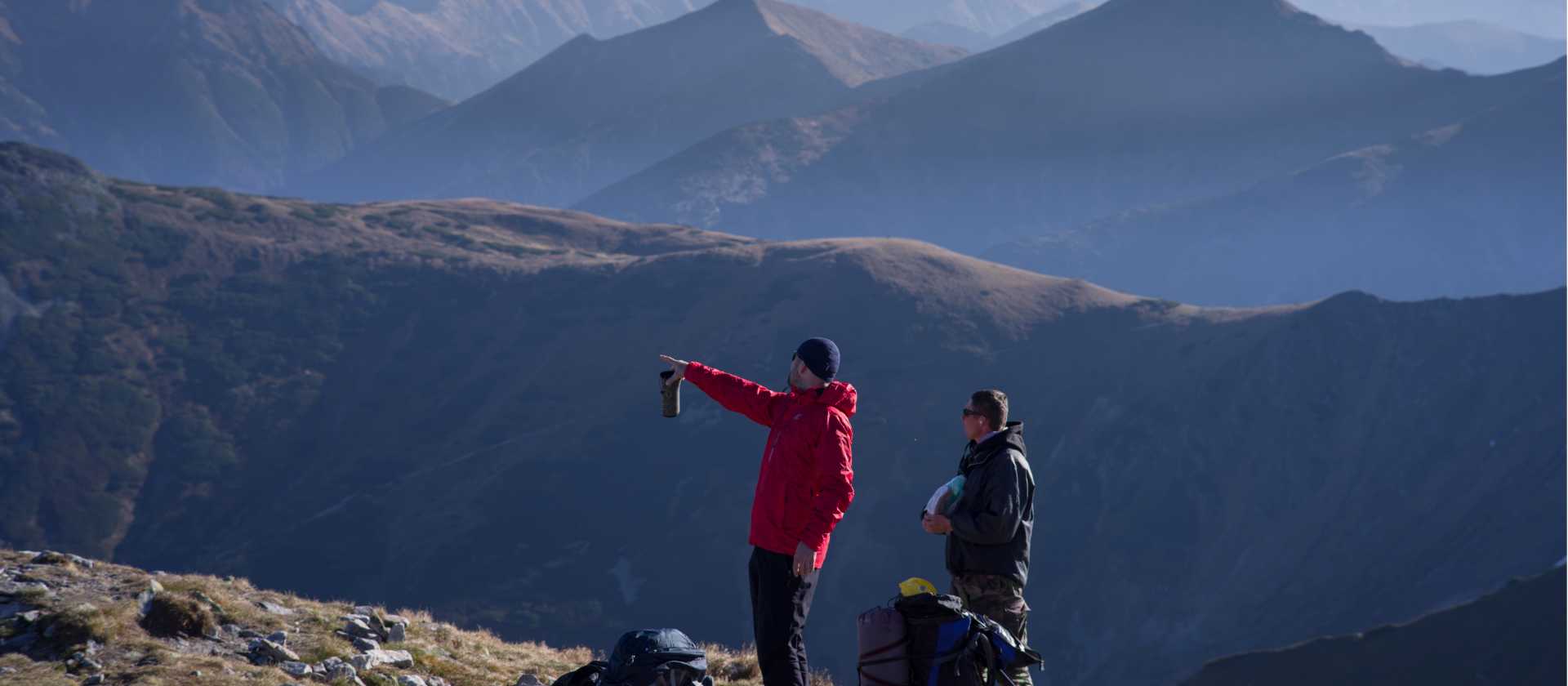 Navigating the route along the Tatra Mountains in Poland