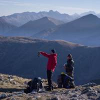 Navigating the route along the Tatra Mountains in Poland