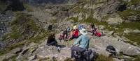 Taking a break in the midst of mountains in Poland