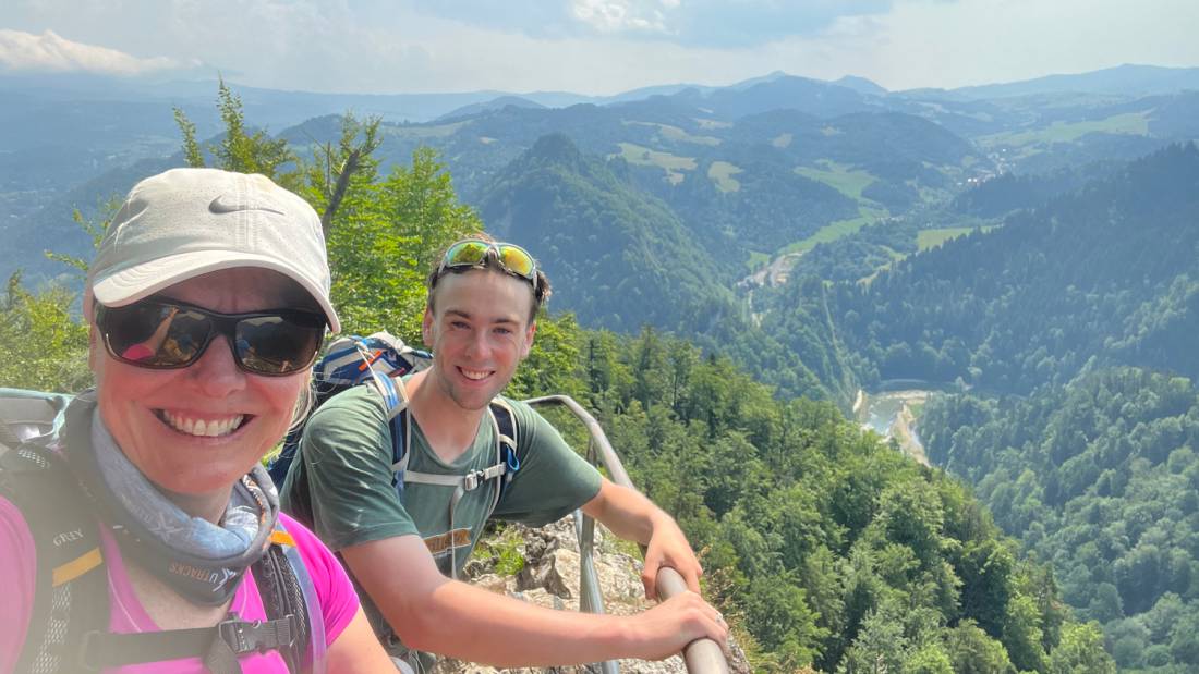 All smiles on the Carpathian Mountains Guided Walk |  <i>Kate Baker</i>