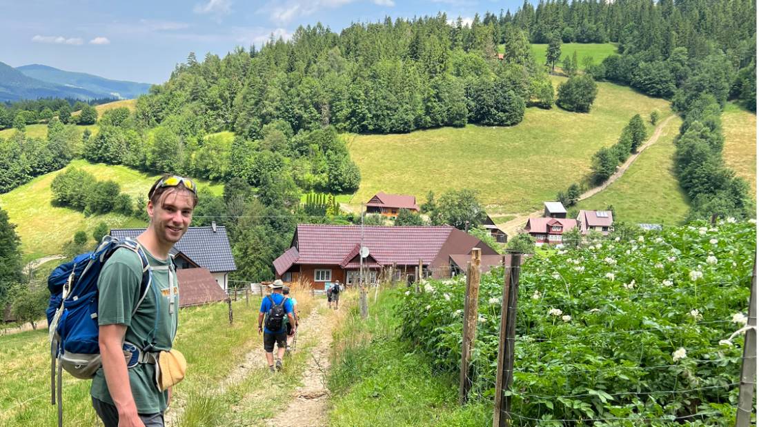 Loving the blue sky day in Poland |  <i>Kate Baker</i>