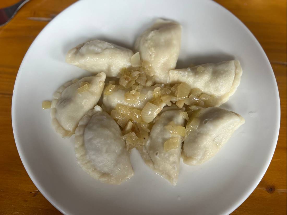 Traditional Polish dumplings are called pierogi |  <i>Kate Baker</i>