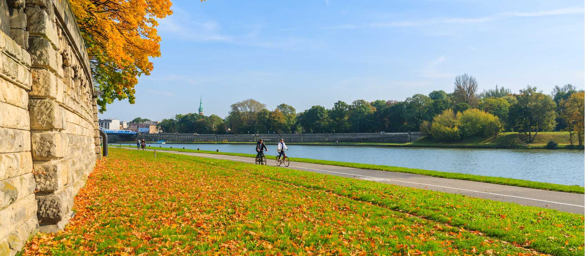 Riding the Vistula River Bike Trail to Krakow
