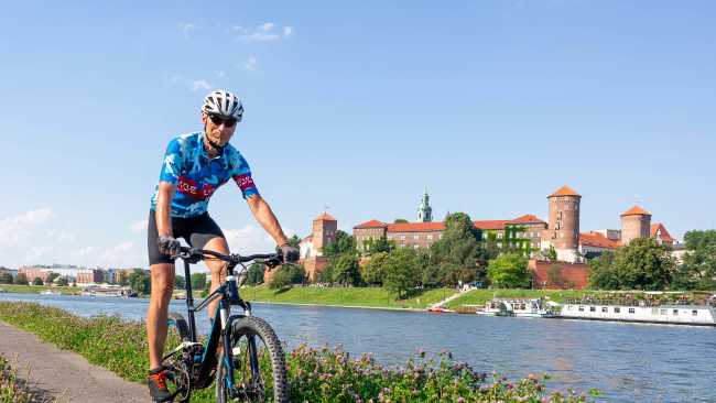 Cycling the Vistula River Bike Trail to Krakow