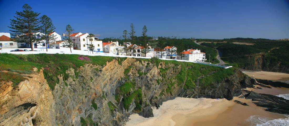 The white village of Zambujeira do Mar along the Rota Vicentina |  <i>John Millen</i>