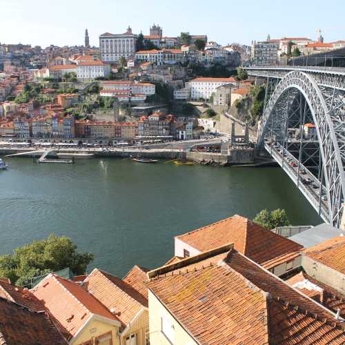 Porto harbour in Portugal