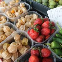 Market stall in Portugal | Jaclyn Lofts