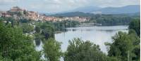 Looking at Tui across the Mino River at the start of your Portuguese Camino walking tour |  <i>Tatjana Hayward</i>