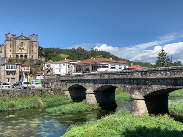 The Santiago Church across the River Sar in Padron |  <i>Tatjana Hayward</i>