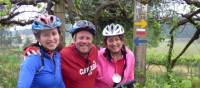 Happy cyclists on the Porto to Santiago self guided cycle | Pat Rochon