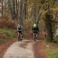 Cycling the quiet trails of the Portuguese Camino to Santiago de Compostela in Spain