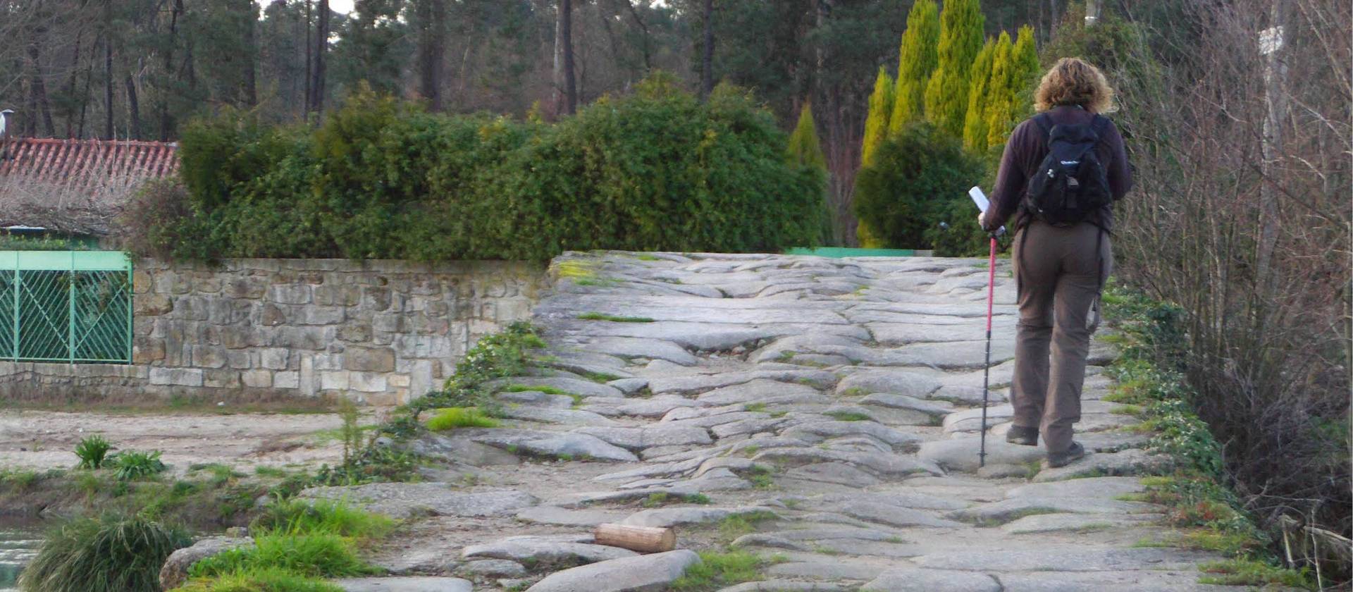 Hiking along the Portuguese Camino