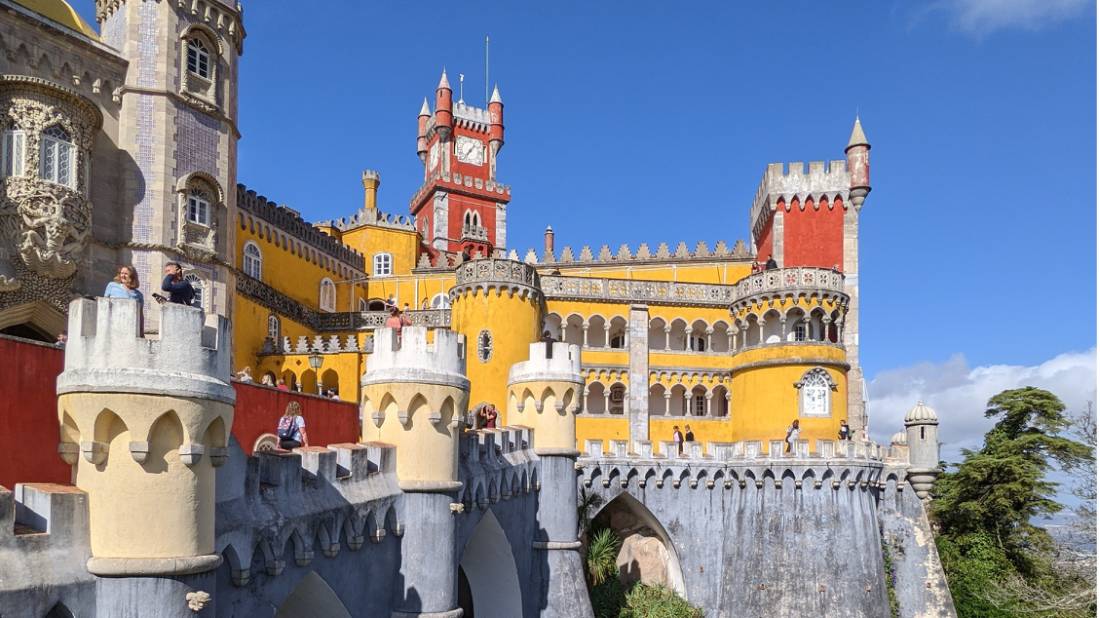 The stunning colours of Pena Palace in Sintra |  <i>Larry Ebbs</i>