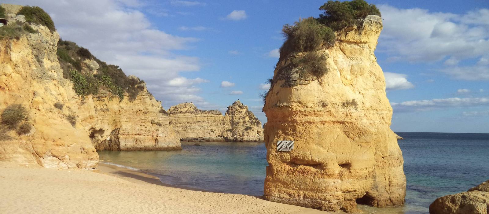 Typical Algarve coastal scenery
