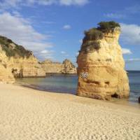 Typical Algarve coastal scenery