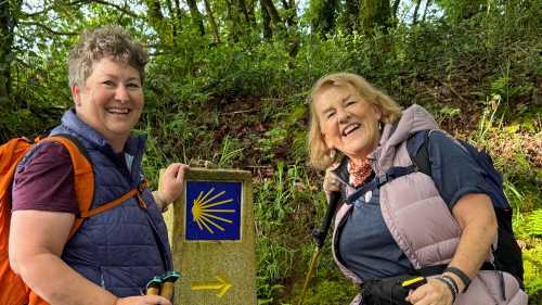 Walkers on the trail to Santiago de Compostela with Dr Stephanie Dale | Dr Stephanie Dale