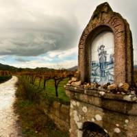 Typical Portuguese azulejo depicting a pilgrim | Miguel Da Santa