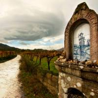 Typical Portuguese azulejo depicting a pilgrim | Miguel Da Santa