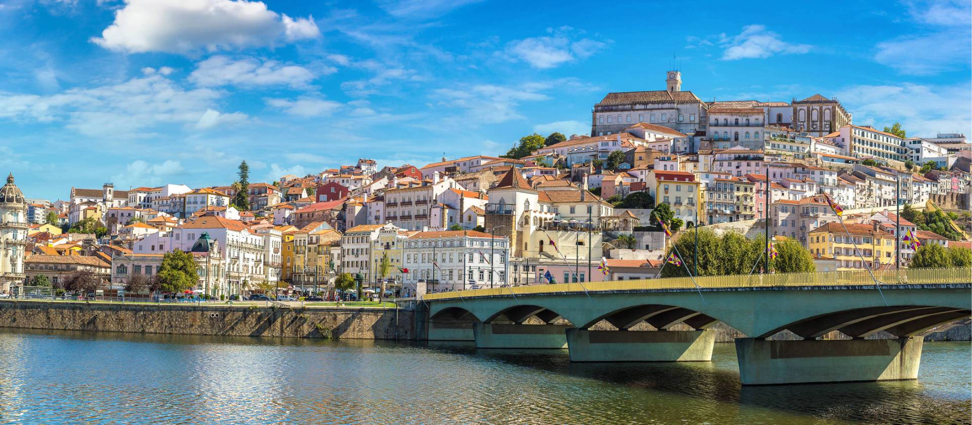 Beautiful old city of Coimbra in Portugal