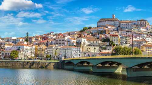 Beautiful old city of Coimbra in Portugal