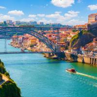 View of Porto and its famous bridge