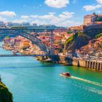 View of Porto and its famous bridge