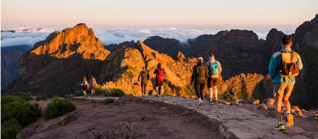Hike up to the summit of Pico do Arieiro in Madeira