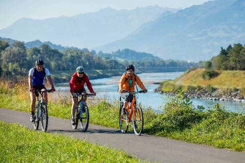 Explore Liechtenstein by bike on one of our Alpine Rhine cycle trips&#160;-&#160;<i>Photo:&#160;Liechtenstein Marketing</i>