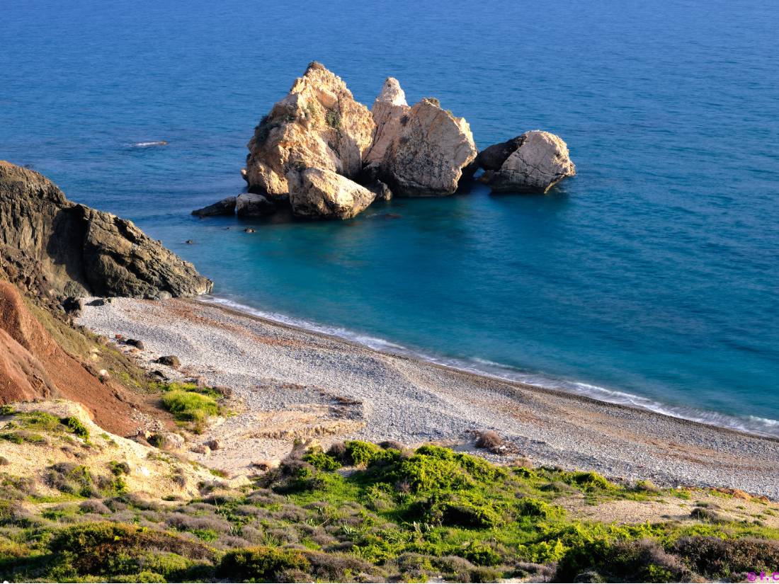 The rock formation of Petra tou Romiou, or Aphrodite's Rock, is considered the birthplace of Aphrodite |  <i>F. Cappallari</i>