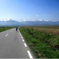 Blue skies and open roads cycling in Romania