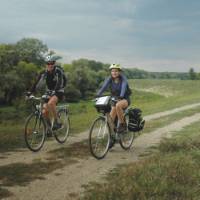 Cycling along Danube river out of Belgrade, Serbia | Sue Badyari