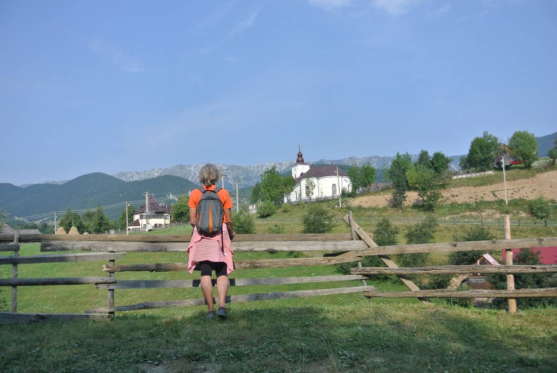 Admiring the view in Romania's Piatra Craiului National Park |  <i>Lilly Donkers</i>