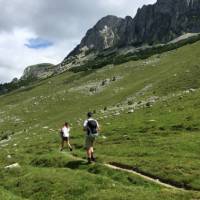 Hiking beneath the rocky summits of the Bucegi Mountains in Transylvania | Kate Baker