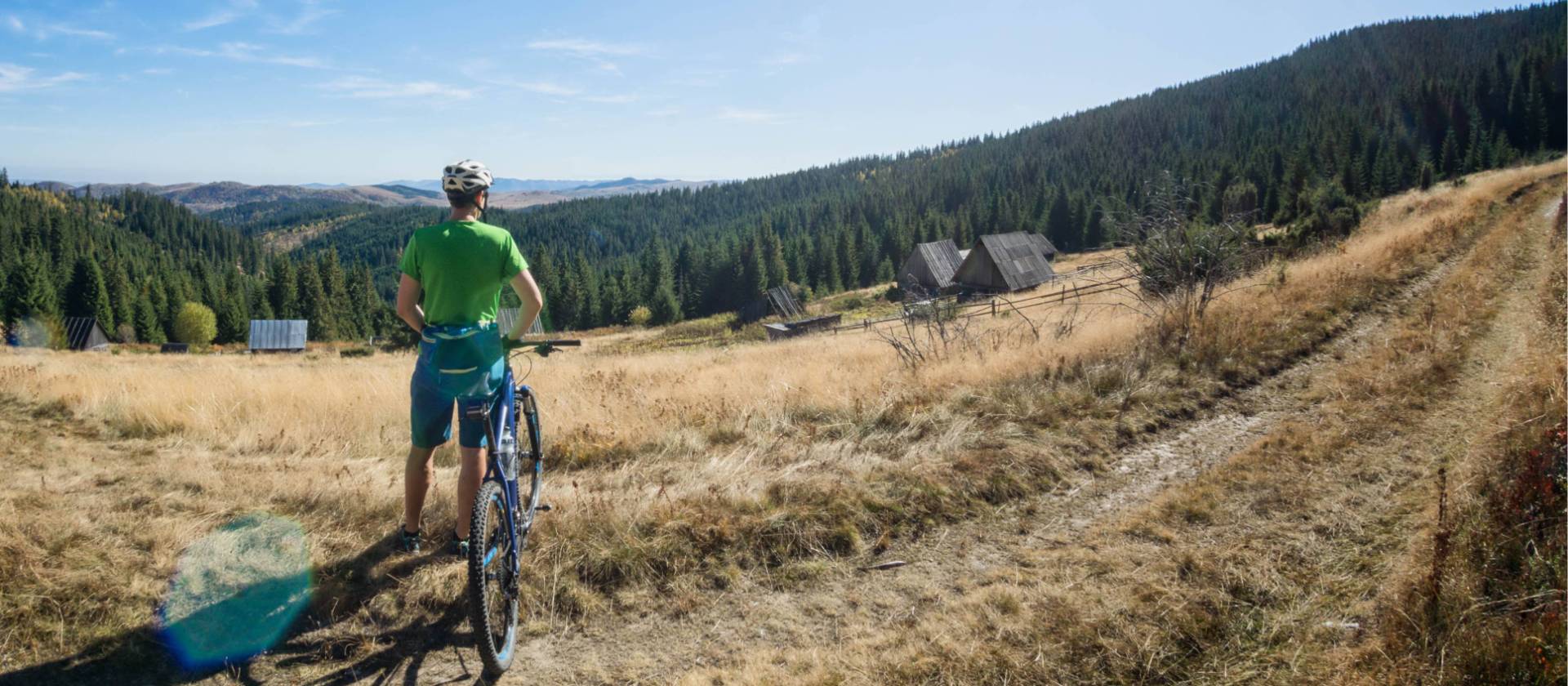 Cycling through the countryside of Romania