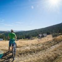 Cycling through the countryside of Romania