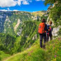 Hiking the mountain trails of Romania